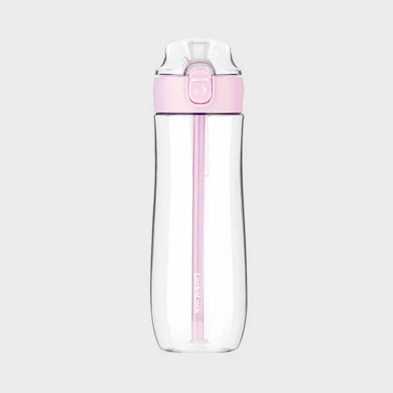 Bình Nhựa LocknLock Straw Bottle - 530ml - 2 Màu (Hồng, Trắng) - ABF783 image number null